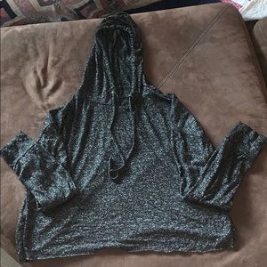 Long sleeve hooded shirt